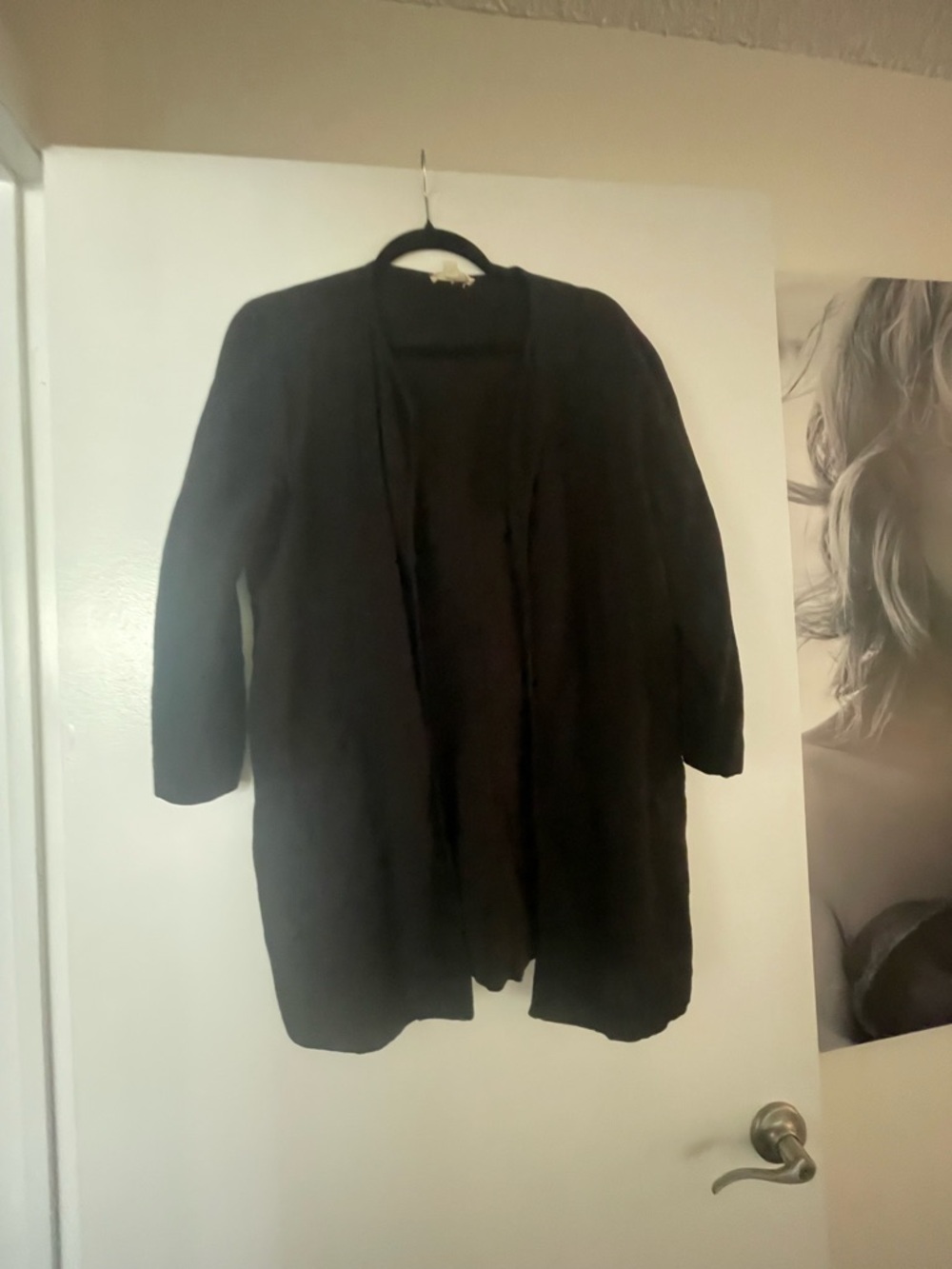 Eileen Fisher Black Open jacket in XS P.